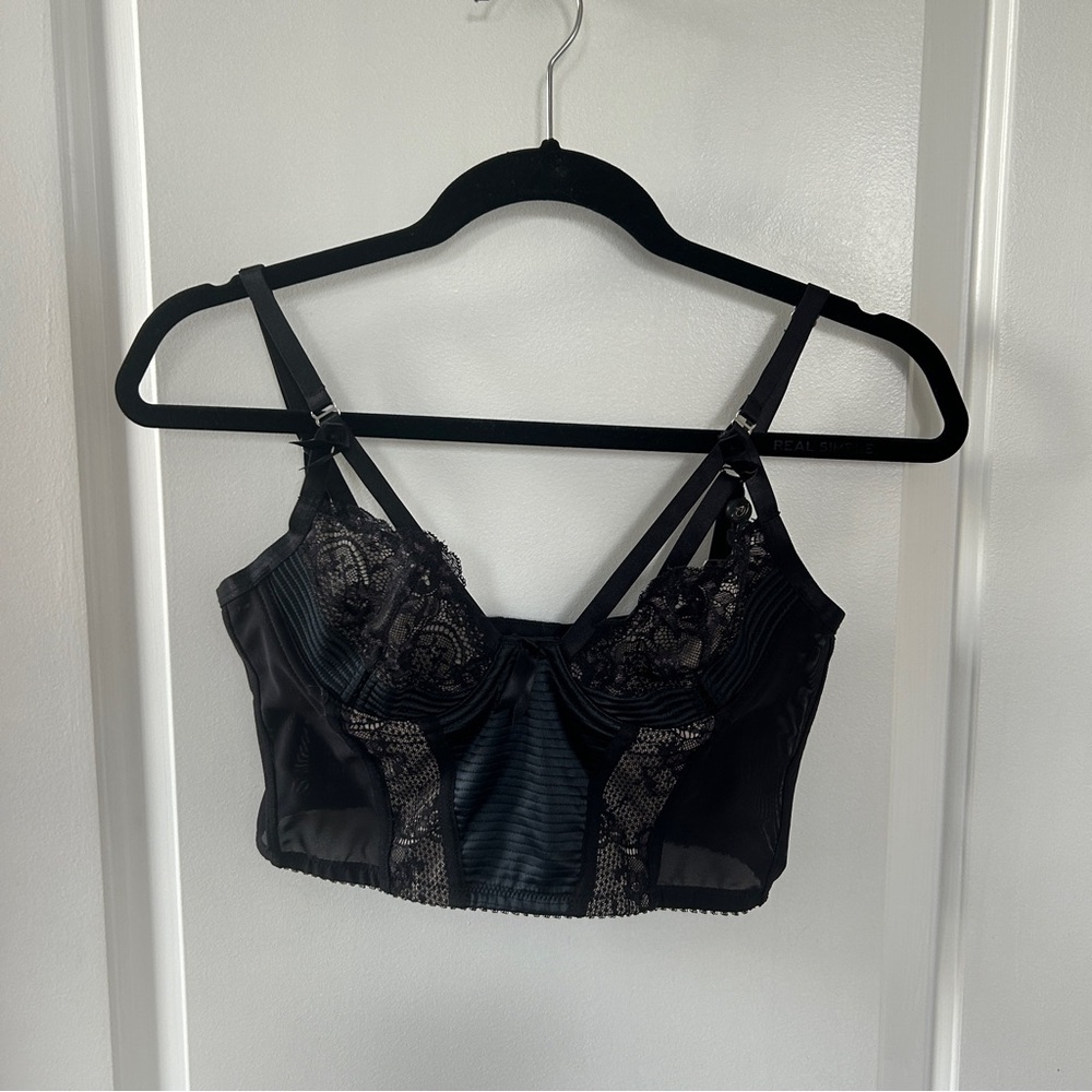 NWT Dita Von Teese Madame X Longline Underwire Bra — Size 34A